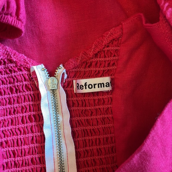 Linen Belgium Dress in Corvette - Picture 7 of 7